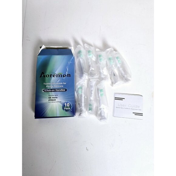 8 Pack - Aoremon E-Series Toothbrush Heads For Philips Sonicare - Picture 1 of 5
